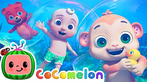 Swimming Song | CoComelon Animal Time | Animals for Kids