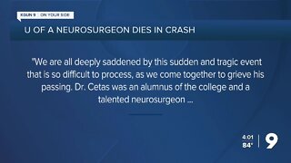 UArizona Chair of Neurosurgery Justin Cetas killed in motorcycle crash