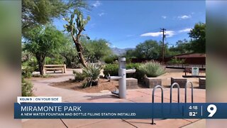 New drinking fountain installed at Miramonte Park