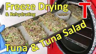 Freeze Drying and Rehydrating Tuna and Tuna Salad