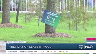 First day back to school for FGCU students