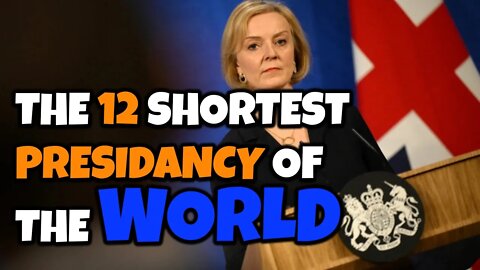 THE SHORTEST PERIOD OF PRESIDENCY IN THE WORLD | FOR LESS THAN 30 MINUTES | SHORTEST AND LONGEST
