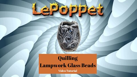 Lampwork Glass Beads: Quilling Video Tutorial on Etsy!