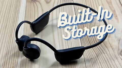 Bone Conduction Headphones With Built-In Storage
