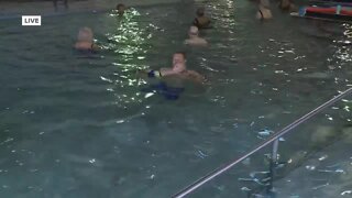 YMCA working with kids on water safety