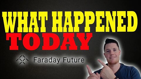 What Happened w Faraday TODAY ?! │ BIG MONEY Buying Faraday ⚠️ Faraday Investors MUST Watch