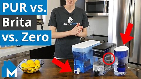 🥤 PUR vs. Brita vs. ZeroWater Filter Comparison — What's the Best Tasting Water?