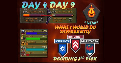 #League 4 Regrets/Rant, Picking New 3rd Area & Updated Plan #OSRS #Gameplay #Part3 #Day9 #Midgame
