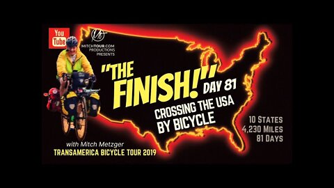 BICYCLING ACROSS THE USA in 81 DAYS! - TransAmerica Bicycle Tour