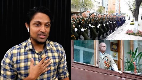 Parade under sergeant's Windows! Russian military personally congratulate veterans on Victory Day