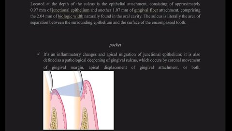 Periodontics L1 (Gingival and Periodontal Pocket)