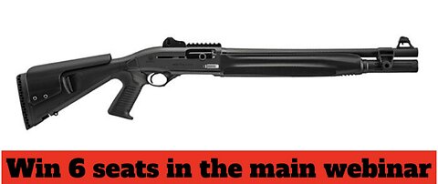 Beretta 1301 Tactical Semi Automatic 12 Gauge Shotgun MINI #2 For 6 Seats In The Main Webinar