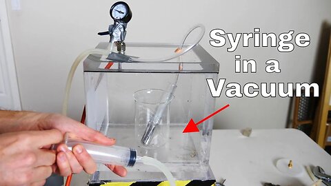 Does a Syringe Work in a Vacuum Chamber?