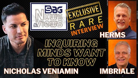 "Nicholas Veniamin On The Hot Seat" Hosted By Lewis Herms & Robert Imbriale