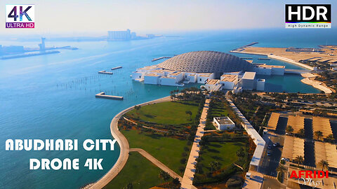 ABU DHABI City Drone United Arab Emirates 4K 🇦🇪