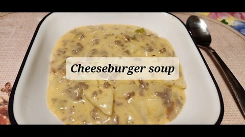 Special request cheeseburger soup #cheeseburger #soup