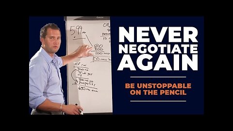 Car Sales-Never Negotiate Again! Close with 100% Money Justification! Be Unstoppable On The Pencil!