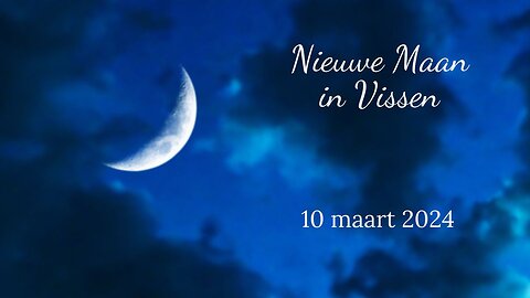 Nieuwe maan in Vissen 🌑♓ De deur naar het nieuwe ✨ Inspiratie, creativiteit en spiritualiteit 💙