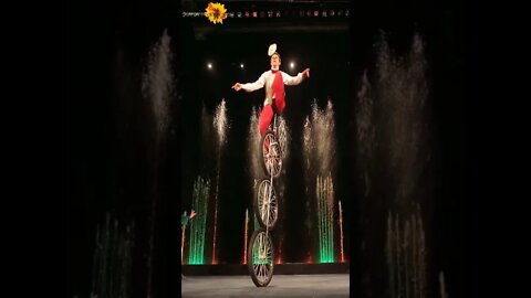 🔰Performance Show|Equilibrista Circense no Ciclo de Três Rodas|Equilibrista No Triciclo|2021 #Shorts