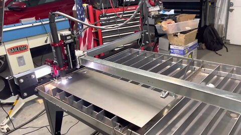 F-Bomb on Langmuir Crossfire Pro CNC Plasma table