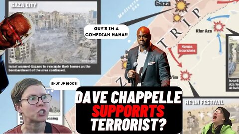 DAVE CHAPPELLE │ TALKS ISRAEL-HAMAS AND FANS WALK OUT AFTER HE BLAST ISRAEL'S 'WAR CRIMES' IN GAZA