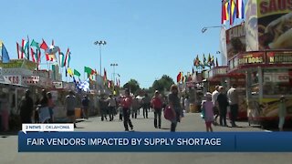 Fair Vendors Impacted By Supply Shortage