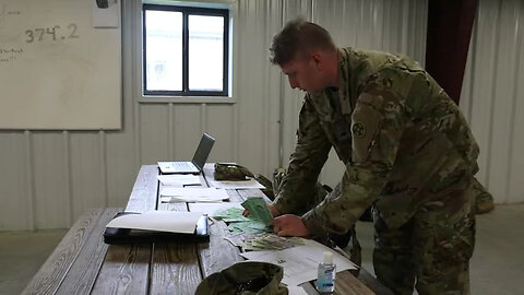 Army Reserve Soldiers conduct currency training during Exercise Diamond Saber