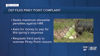 Florida DEP files complaint to hold owners of Piney Point accountable for wastewater breach