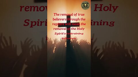 Did you know the Holy Spirit is the restraining power of Evil on Earth