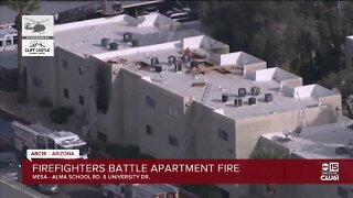 Two victims taken to hospital after Mesa apartment fire