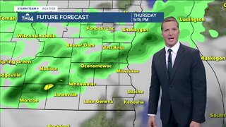 Rain shows moving in for Thursday afternoon