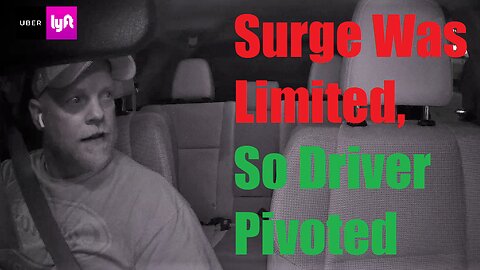 Uber Driver Shifts Gears on a Low-Surge Night | Lyft Driver Adapts to Low-Fare Shift