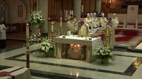 Funeral service held for late bishop Anthony M. Pilla