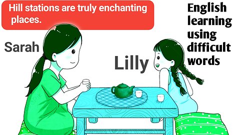 English learning with difficult words | Shimla hills