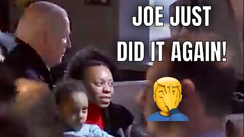Joe Biden just told a man sitting down in a booth "DON’T JUMP" 🤦‍♂️