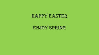 Happy Easter - Enjoy Spring