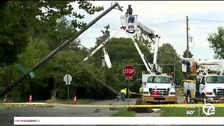 More than 200,000 DTE customers remain without power following Monday's storm