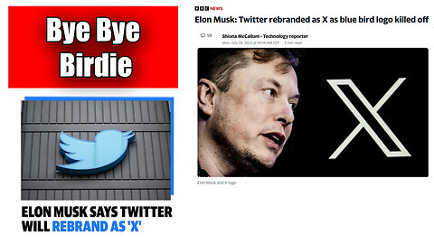 Breaking News: Elon Musk Says Bye Bye Birdie Twitter Now X