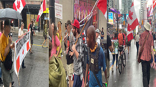 Raw Video: Toronto weekly freedom rally