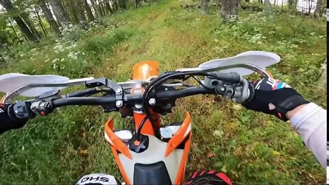 30 minutes of raw offroad practice on my KTM 350SXF (crashes and problems)