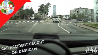 Car crash at junction in America - Dashcam Clip Of The Day #46