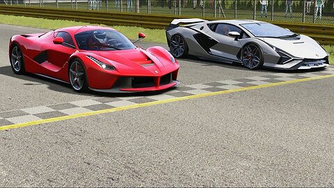 Ferrari Vs Lamborghini - Full Course Race