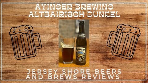 Beer Review of Ayinger Brewing Altbairisch Dunkel