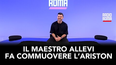 Il maestro Allevi fa commuovere l'Ariston e il pubblico a casa