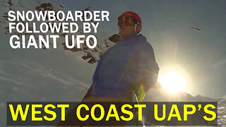 Caught on Tape - Snowboarder Captured UFO on his GoPro Top of Mountain
