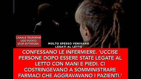 UCCISI DOPO ESSERE STATI LEGATI AL LETTO. CONFESSANO LE INFERMIERE