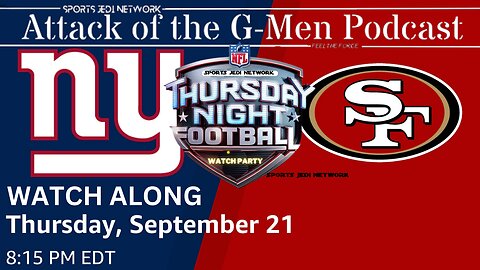 New York Giants Vs. SAN FRAN 49ERS THURSDAYS NIGHT FOOTBALL| Live Play By Play And Reactions!