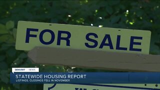 Statewide housing sales report for November released