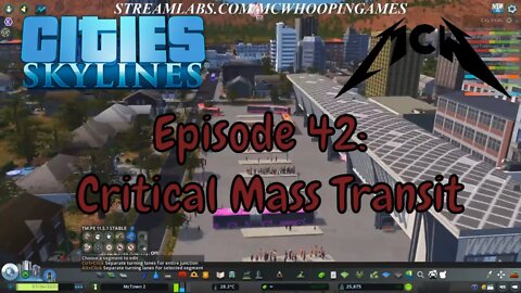 Cities Skylines Episode 42: Suburbia Pt 4: Critical Mass Transit
