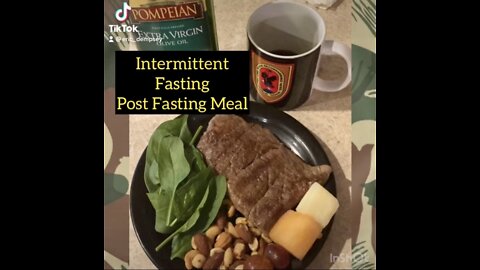 Intermittent Fasting Post Fasting Meal